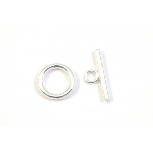 FERMOIR TOGGLE 13MM ARGENT STERLING 